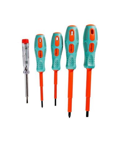 Набор отверток диэлектрических 5 шт, CrV, тканевый кейс  Sturm-Tehinstrument