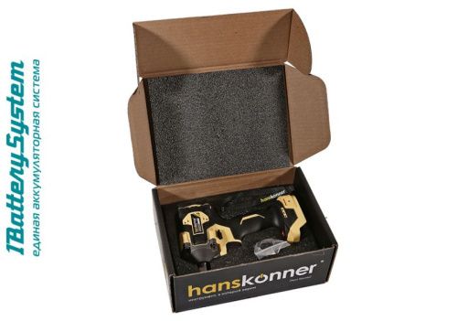 Аккумуляторный ударный гайковерт Hanskonner HCD20420BL 1BatterySystem-Tehinstrument