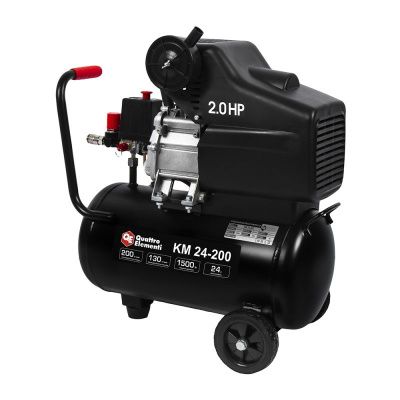 Компрессор поршневой масляный QUATTRO ELEMENTI KM 24-200-Tehinstrument