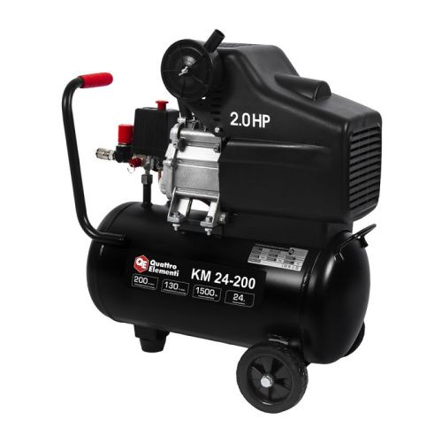 Компрессор поршневой масляный QUATTRO ELEMENTI KM 24-200-Tehinstrument