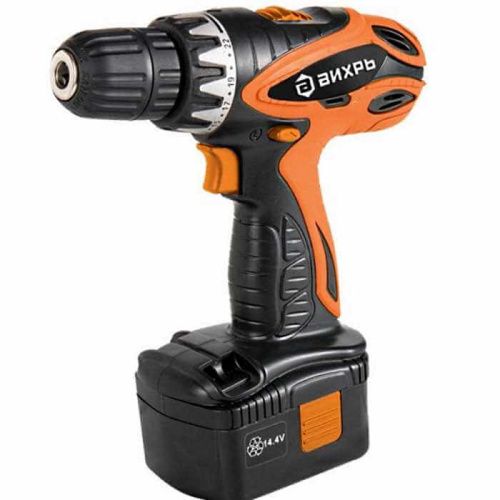 Аккумуляторная дрель-шуруповерт Вихрь ДА-14,4-2к (аккумуляторный шуруповерт Вихрь 14,4-2к), 72/14/4-Tehinstrument