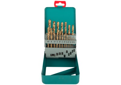 Набор сверл по металлу в МЕТАЛЛ. КЕЙСЕ,ТИТАН. ПОКР 1.0-10mm 19шт.  Sturm-Tehinstrument