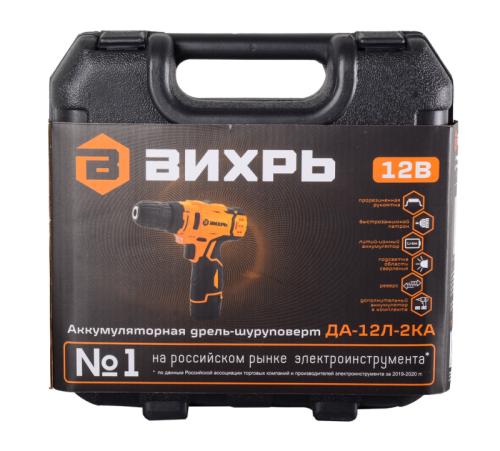 Дрель-шуруповерт Вихрь ДА-12Л-2КА-Tehinstrument