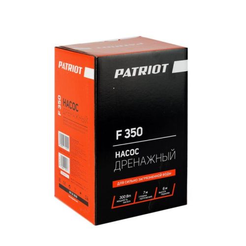 Насос дренажный Patriot F 350-Tehinstrument