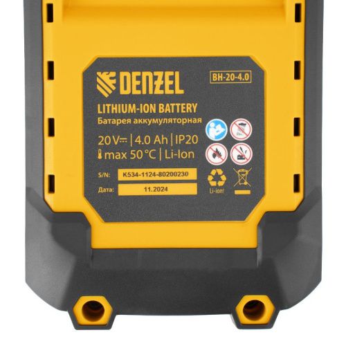 Пила сабельная аккумуляторная Denzel  RS-250 бесщеточная-Tehinstrument