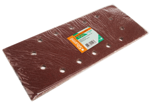 Шлифбумага, 115x280мм, Р40, 5 шт, 14 отверстий для удаления пыли,  Sturm-Tehinstrument