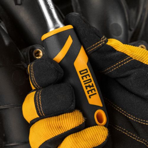 Ключ-трещотка 3/8", 90 зубьев, с быстрым сбросом, CrV Denzel-Tehinstrument