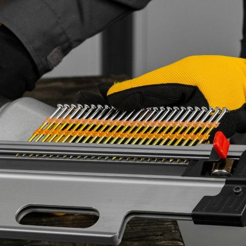 Гвозди для пнев. нейлера (оцинк.), длина - 65 мм, диам. - 2,9 мм, 2000 шт. Denzel-Tehinstrument