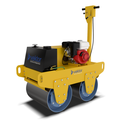 Виброкаток ручной двухвальцовый Vektor VRDR-600-Tehinstrument