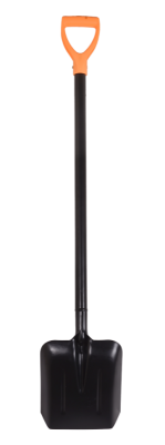 Совковая лопата Вихрь сталь, с металлическим черенком-Tehinstrument