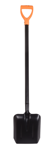 Совковая лопата Вихрь сталь, с металлическим черенком-Tehinstrument