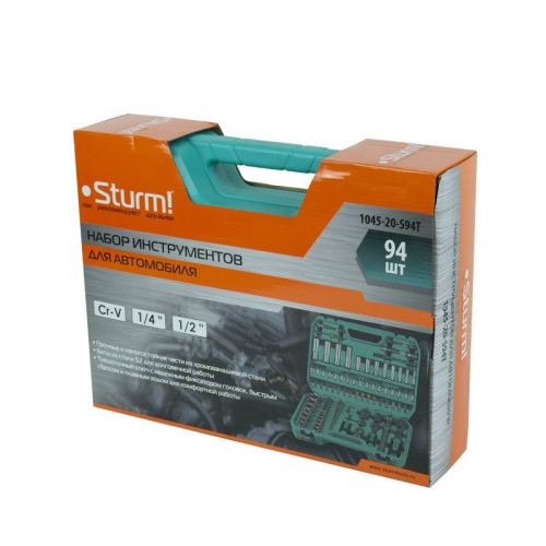 Набор инструментов для автомобиля 94 предмета  Sturm-Tehinstrument