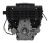 Двигатель Lifan LF2V80F-A, вал ?25мм, катушка 3 Ампера датчик давл./м,  м/радиатор, счетчик моточасов-Tehinstrument