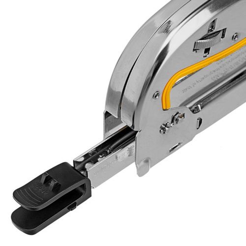 Степлер металл., скобы в комплекте, плавная регулировка удара, 2К рукоятка, тип 53, 4-14 мм Denzel-Tehinstrument