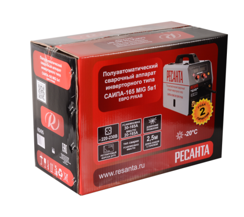 Сварочный полуавтомат Ресанта САИПА-165 Евро рукав (MIG/MAG)-Tehinstrument