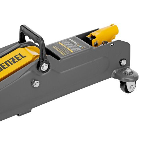 Домкрат гидравлический подкатной, 2 т, 135-385 мм, в пласт. кейсе Denzel-Tehinstrument