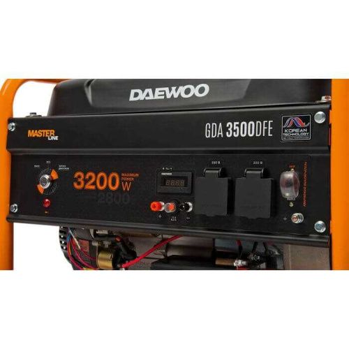 Газовый генератор DAEWOO GDA 3500DFE (газовая электростанция ДЭУ GDA 3500DFE)-Tehinstrument