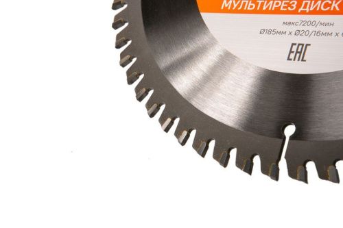 Пильный диск, размер 185x20/16x60 зубьев Мульти рез  Sturm-Tehinstrument
