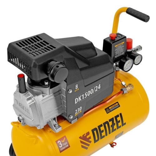 Компрессор воздушный Denzel DK1500/24, Х-PRO-Tehinstrument