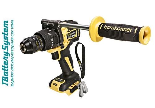 Аккумуляторный шуруповерт Hanskonner HCD18165BL 1BatterySystem-Tehinstrument