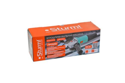 Болгарка (УШМ) +5 дисков в ПОДАРОК  Sturm AG95125TE-Tehinstrument