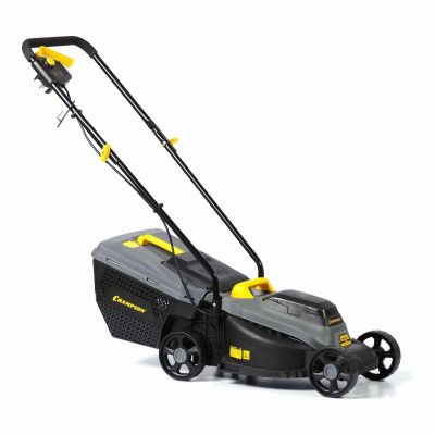 Газонокосилка эл. CHAMPION EM3212/1 (1,2 кВт пласт.травосб. 30л ширина 320мм 30-70мм, 7,1кг)-Tehinstrument
