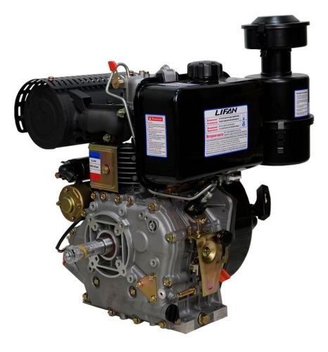 Двигатель Lifan Diesel 192FD, вал ?25мм, катушка 6 Ампер-Tehinstrument