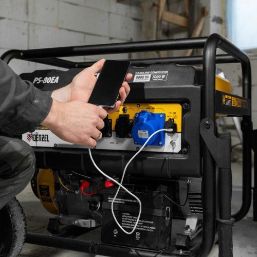 Генератор бензиновый Denzel PS 80 EA-Tehinstrument