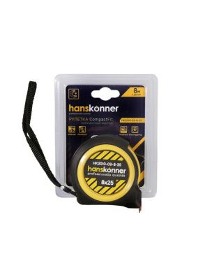 Рулетка 8x25мм, Hanskonner-Tehinstrument
