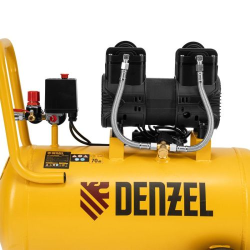 Малошумный безмасляный компрессор Denzel DLP-1500/50-Tehinstrument