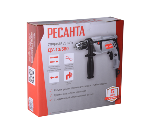 Дрель ударная Ресанта ДУ-13/580-Tehinstrument