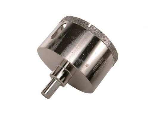 Коронка алмазная по керамограниту 68 х 70 мм,3гр. Хв., с центрир. Cверл.  Sturm-Tehinstrument