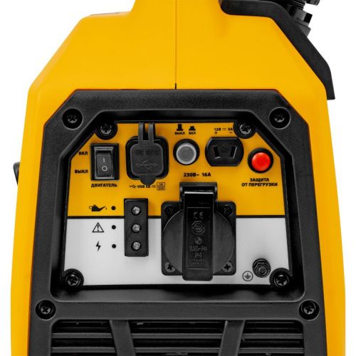 Генератор инверторный GS-1100iS, 1,1 кВт, 230 В, закрытый корпус, ручной старт DENZEL-Tehinstrument