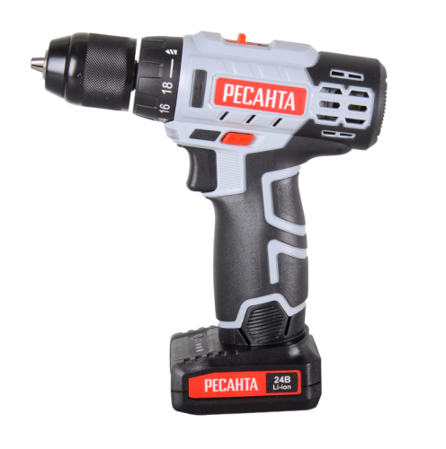 Дрель-шуруповерт аккумуляторная Ресанта ДА-24-2ЛК-Tehinstrument