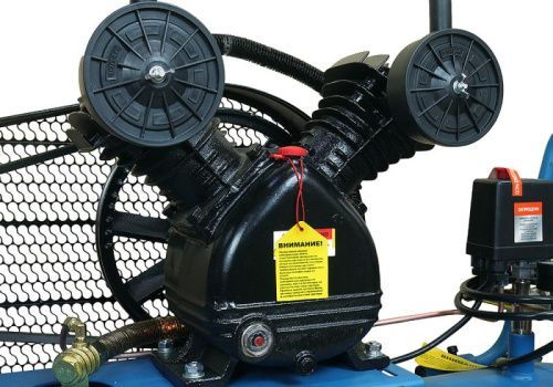 Компрессор воздушный масляный  Sturm AC932100B, 2,4кВт,410 л/мин, ресивер100л,, ременной привод-Tehinstrument