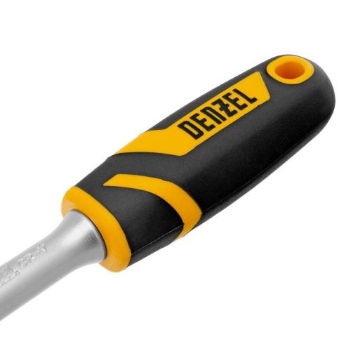 Ключ-трещотка 1/2", 90 зубьев, с быстрым сбросом, CrV Denzel-Tehinstrument