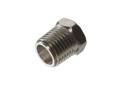 Пневмофитинг наруж резьба (папа) 1/4" на внутреннюю резьбу (мама) 1/8"  Sturm-Tehinstrument
