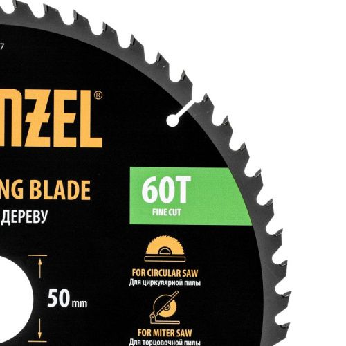 Пильный диск по дереву ф350 х 50 мм, 60 зубьев Denzel-Tehinstrument