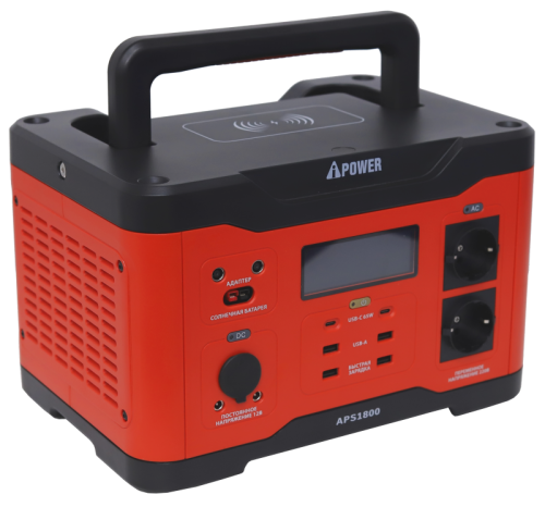 Аккумуляторная портативная электростанция A-IPOWER APS1800, A-iPower-Tehinstrument
