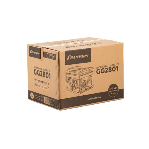 Бензиновый генератор CHAMPION GG2801-Tehinstrument