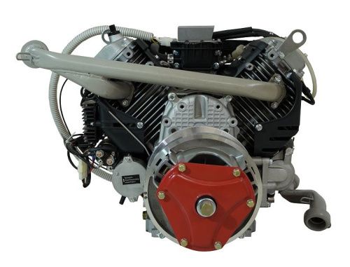 Двигатель Lifan LF2V80F-A (4500), 29 л.с. D25 20А (вариатор+провода+выхлопн система) на Буран-Tehinstrument
