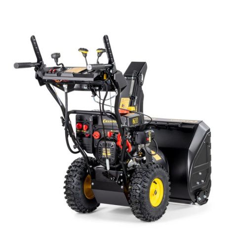 Снегоотбрасыватель CHAMPION ST763E (7лс,62см,6F/2R,колеса,3л,81кг,эл.стартер,фары,обогрев рук, зимн.-Tehinstrument