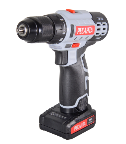 Дрель-шуруповерт аккумуляторная Ресанта ДА-24-2ЛК-Tehinstrument