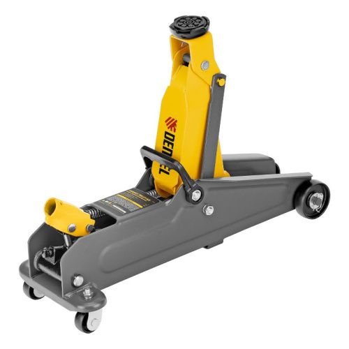 Домкрат гидравлический подкатной, 2 т, 135-385 мм, в пласт. кейсе Denzel-Tehinstrument