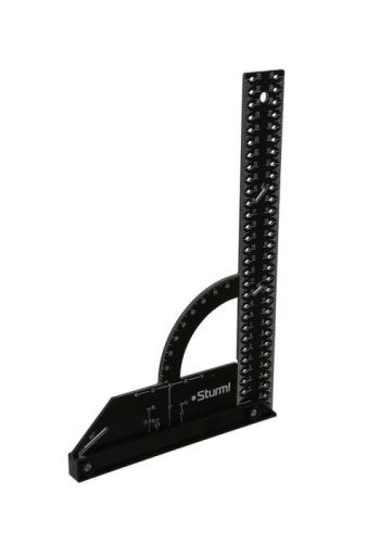 Угольник 200x300мм, разметочный, со стоппером, ,  Sturm-Tehinstrument