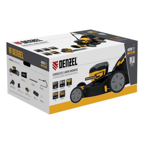 Газонокосилка аккумуляторная Denzel DLM-460 бесщеточная-Tehinstrument