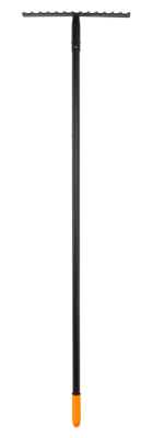 Грабли прямые Вихрь 14 зубьев, сталь, с металлическим черенком-Tehinstrument