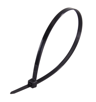 Хомуты нейлоновые (стяжки) черные 100 шт. Вихрь 4,8*250 Ч-Tehinstrument