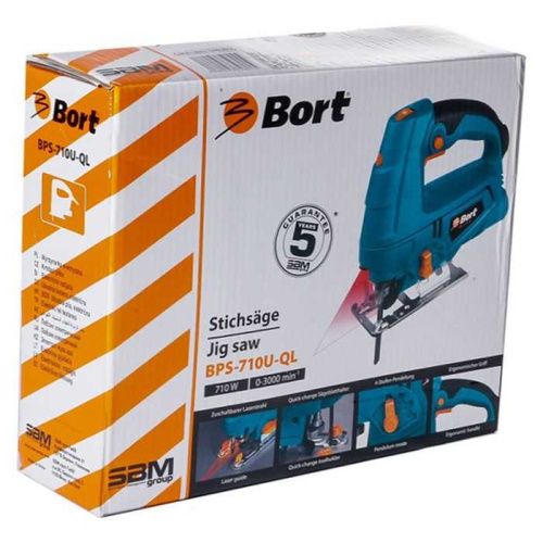 Электрический лобзик Bort BPS-710U-QL (электролобзик Борт 710), 93728045-Tehinstrument
