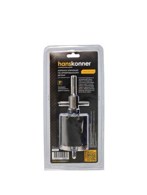 Коронка алмазная по армир. Бетону 68x80 мм, 5 сегментов, Hanskonner-Tehinstrument